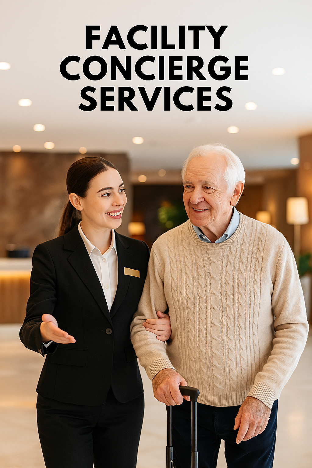 Professional caregiver providing facilities concierge services in Charlotte, NC